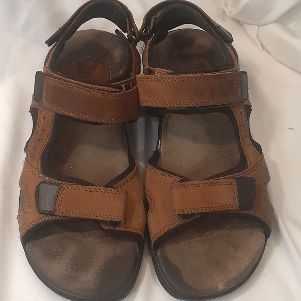 Men's Boca Classics Zeus Sandals. Open Toe Slingback.
